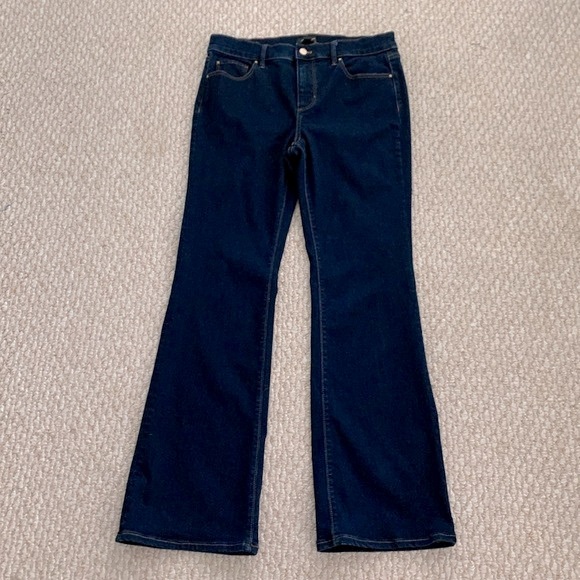 Ann Taylor Dark Wash Slim Boot - Picture 3 of 13